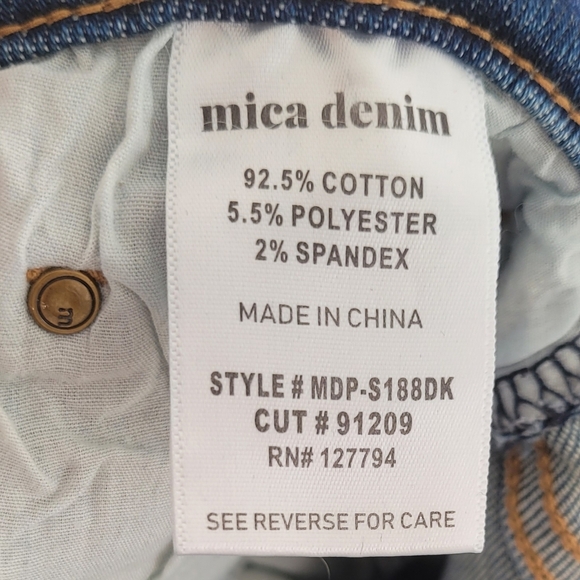 Mica Brand High Rise Blue Jeans with Classic Denim Features - Picture 4 of 7